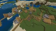 Fans can collect plenty of early-game surprises for free at this seed's spawn village (Image via FryBry/YouTube)